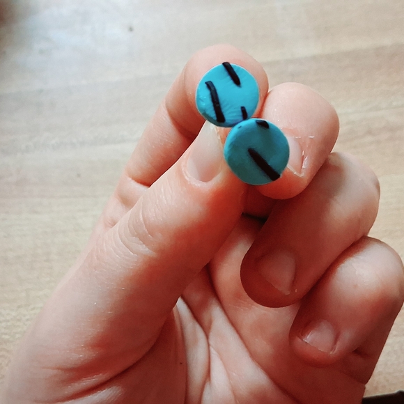LuLaRoe Jewelry - Blue and Black Stud Earrings